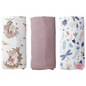 Muszlin textilpelenka csomag - tavasz