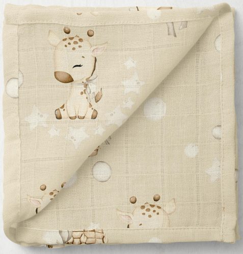 Muszlin textilpelenka csomag - bagoly és nyuszi