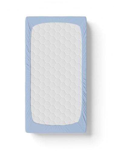 Gumis lepedő 70x140-es kiságyba - kék