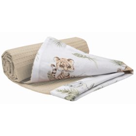 Vékony babatakaró - zoo-waffle