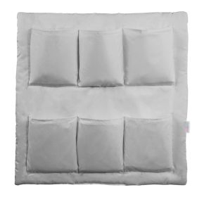 Zsebes tároló kiságyra - szürke