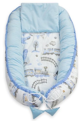 5 részes babafészek szett - vonatok