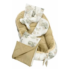 5 részes babafészek szett - elefánt