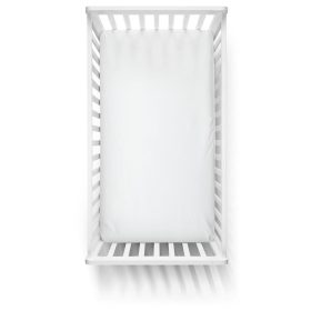 Gumis lepedő 60x120-as kiságyba - fehér