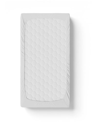 Gumis lepedő 70x140-es kiságyba - fehér