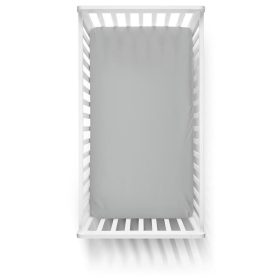 Gumis lepedő 60x120-as kiságyba - szürke