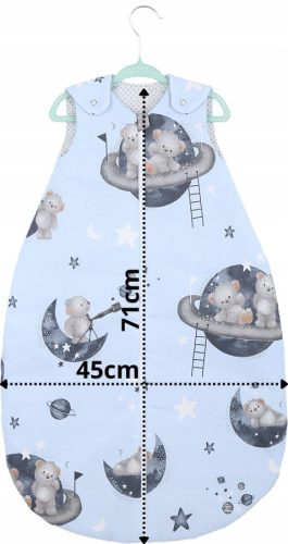 Univerzális baba hálózsák 2.0 TOG - kék álom